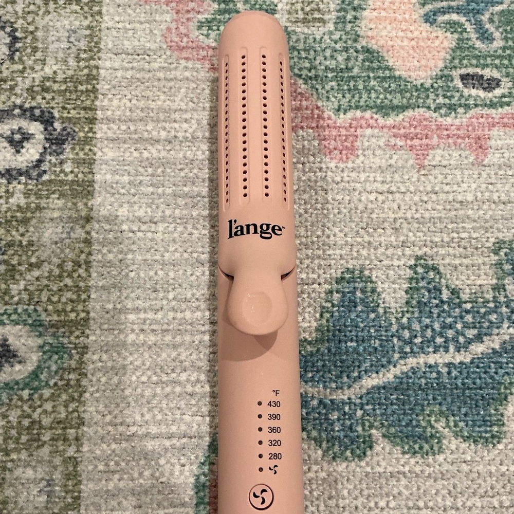 L'ange Le Duo Grande 360° Airflow Titanium Straightener Styler - Pink